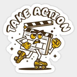 Take Action Sticker